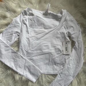 Altar'd State White Long Sleeve Tee